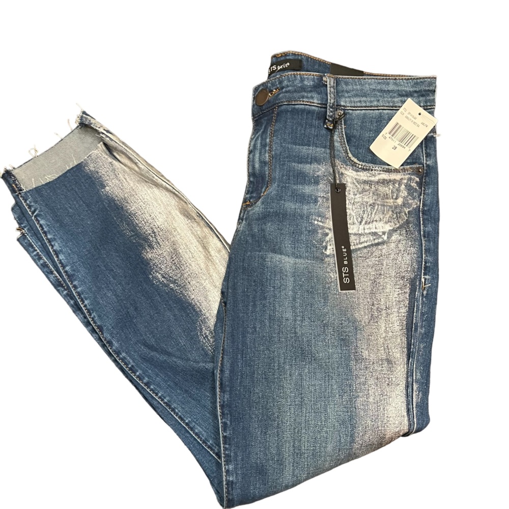 NWOT STS Blues Taylor Tomboy Denim & Silver Jeans - Picture 6 of 6